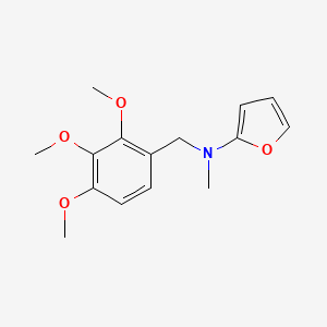 N-Methyl-N-(2,3,4-trimethoxybenzyl)furan-2-amine