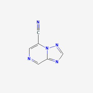 [1,2,4]Triazolo[1,5-a]pyrazine-5-carbonitrile