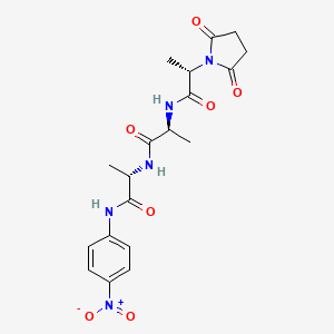 (S)-2-(2,5-Dioxopyrrolidin-1-yl)-N-((S)-1-(((S)-1-((4-nitrophenyl)amino)-1-oxopropan-2-yl)amino)-1-oxopropan-2-yl)propanamide