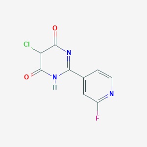 5-Chloro-2-(2-fluoropyridin-4-yl)pyrimidine-4,6(1H,5H)-dione