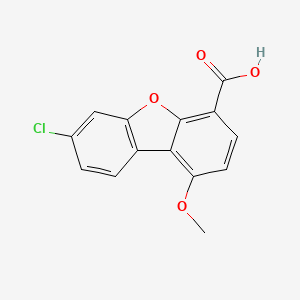 7-Chloro-1-methoxydibenzo[b,d]furan-4-carboxylic acid