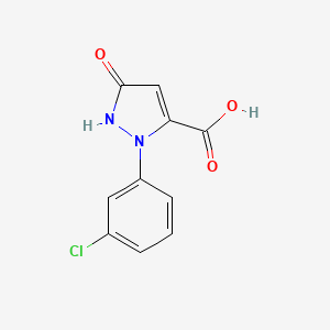 1-(3-Chlorophenyl)-3-hydroxy-1H-pyrazole-5-carboxylic acid