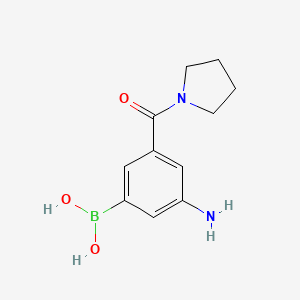 3-Amino-5-(pyrrolidinocarbonyl)phenylboronic acid