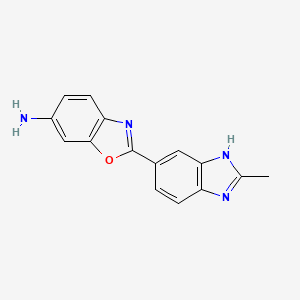 2-(2-Methyl-1H-benzo[d]imidazol-5-yl)benzo[d]oxazol-6-amine