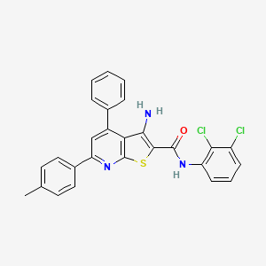 3-Amino-N-(2,3-dichlorophenyl)-4-phenyl-6-(p-tolyl)thieno[2,3-b]pyridine-2-carboxamide