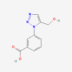 3-(5-(Hydroxymethyl)-1H-1,2,3-triazol-1-yl)benzoic acid