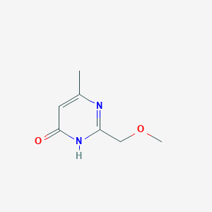 2-(Methoxymethyl)-6-methylpyrimidin-4(1H)-one