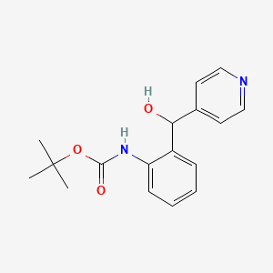 tert-Butyl (2-(hydroxy(pyridin-4-yl)methyl)phenyl)carbamate