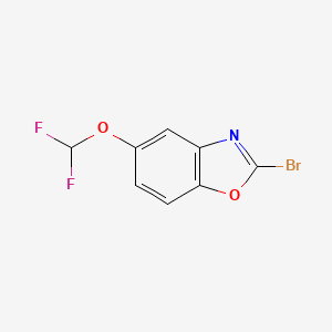 2-Bromo-5-(difluoromethoxy)benzo[d]oxazole