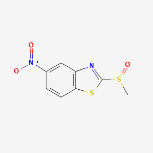 2-(Methylsulfinyl)-5-nitrobenzo[d]thiazole