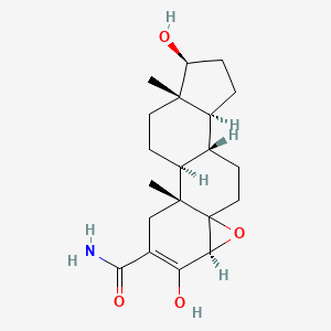 molecular formula C4H4N2OS B1177470 2-Carbamoyl-4,5-epoxyandrost-2-ene-3,17-diol CAS No. 149950-19-6