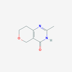 2-Methyl-7,8-dihydro-3H-pyrano[4,3-d]pyrimidin-4(5H)-one