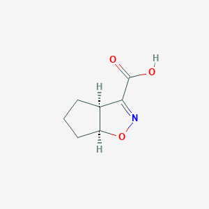 (3aS,6aS)-4,5,6,6a-tetrahydro-3aH-cyclopenta[d][1,2]oxazole-3-carboxylic acid