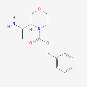 Benzyl 3-(1-aminoethyl)morpholine-4-carboxylate