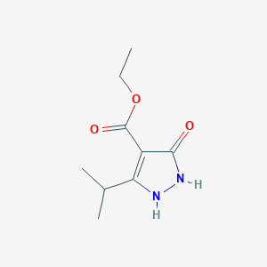 Ethyl 5-hydroxy-3-isopropyl-1H-pyrazole-4-carboxylate