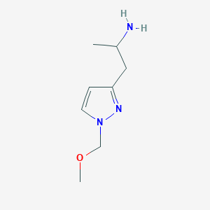 1-(1-(Methoxymethyl)-1H-pyrazol-3-yl)propan-2-amine