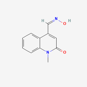 4-[(Z)-hydroxyiminomethyl]-1-methylquinolin-2-one