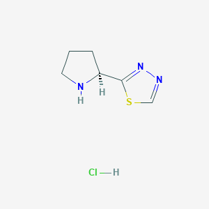 (S)-2-(Pyrrolidin-2-yl)-1,3,4-thiadiazole hydrochloride