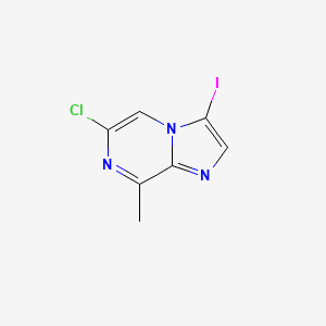 6-Chloro-3-iodo-8-methylimidazo[1,2-A]pyrazine