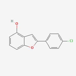 2-(4-Chlorophenyl)benzofuran-4-OL