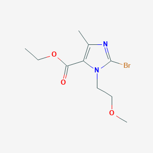 Ethyl 2-bromo-1-(2-methoxyethyl)-4-methyl-1h-imidazole-5-carboxylate