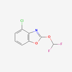 4-Chloro-2-(difluoromethoxy)benzo[d]oxazole