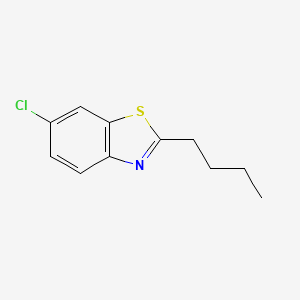 molecular formula C11H12ClNS B11775482 2-Butyl-6-chlorobenzo[d]thiazole 