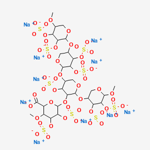 molecular formula C29H38Na10O50S9 B1177555 Pentosan polysulfate sodium CAS No. 140207-93-8