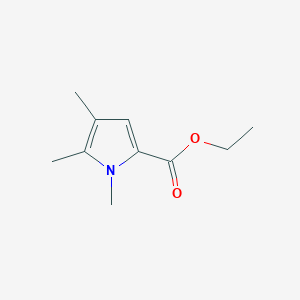 molecular formula C10H15NO2 B11775550 Ethyl 1,4,5-trimethyl-1H-pyrrole-2-carboxylate 