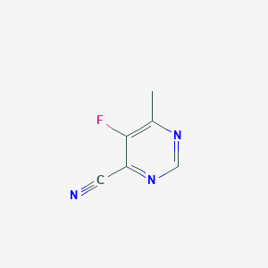 5-Fluoro-6-methylpyrimidine-4-carbonitrile