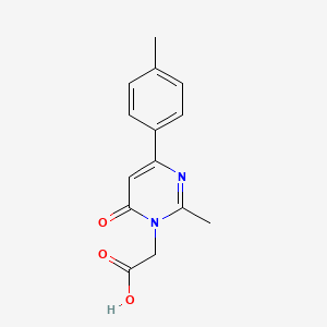 2-(2-Methyl-6-oxo-4-(p-tolyl)pyrimidin-1(6H)-yl)acetic acid