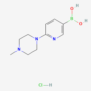 (6-(4-Methylpiperazin-1-yl)pyridin-3-yl)boronic acid hydrochloride