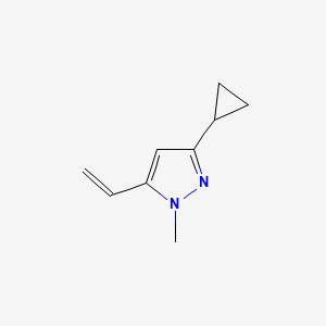 3-Cyclopropyl-1-methyl-5-vinyl-1H-pyrazole