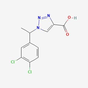 1-(1-(3,4-Dichlorophenyl)ethyl)-1H-1,2,3-triazole-4-carboxylicacid