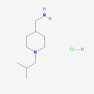 (1-Isobutylpiperidin-4-yl)methanamine hydrochloride