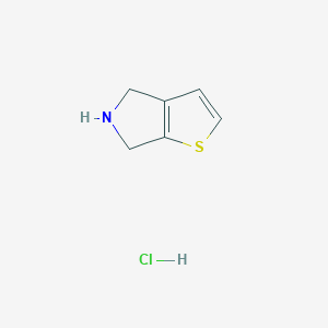 molecular formula C6H8ClNS B11775860 5,6-Dihydro-4H-thieno[2,3-c]pyrrole hydrochloride 