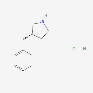 molecular formula C11H16ClN B11775903 (S)-3-Benzylpyrrolidine hydrochloride 