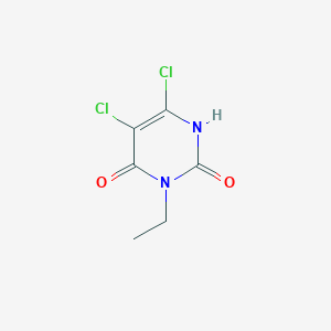 molecular formula C6H6Cl2N2O2 B11775913 5,6-Dichloro-3-ethylpyrimidine-2,4(1H,3H)-dione 