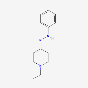 1-Ethyl-4-(2-phenylhydrazono)piperidine