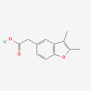 2-(2,3-Dimethylbenzofuran-5-yl)acetic acid