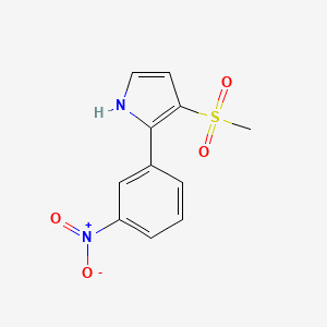 3-(Methylsulfonyl)-2-(3-nitrophenyl)-1H-pyrrole