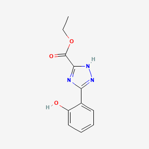 Ethyl 3-(2-hydroxyphenyl)-1H-1,2,4-triazole-5-carboxylate