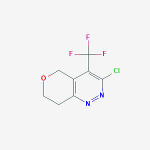 3-Chloro-4-(trifluoromethyl)-7,8-dihydro-5H-pyrano[4,3-c]pyridazine