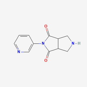 2-(Pyridin-3-yl)tetrahydropyrrolo[3,4-c]pyrrole-1,3(2H,3aH)-dione