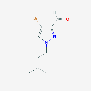 4-Bromo-1-isopentyl-1H-pyrazole-3-carbaldehyde