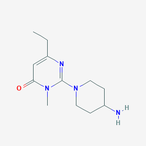 2-(4-Aminopiperidin-1-yl)-6-ethyl-3-methylpyrimidin-4(3H)-one