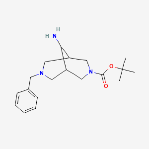 Tert-butyl 9-amino-7-benzyl-3,7-diazabicyclo[3.3.1]nonane-3-carboxylate