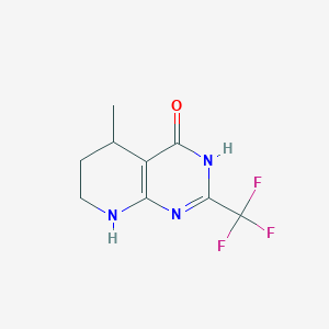 5-Methyl-2-(trifluoromethyl)-5,6,7,8-tetrahydropyrido[2,3-d]pyrimidin-4(3H)-one