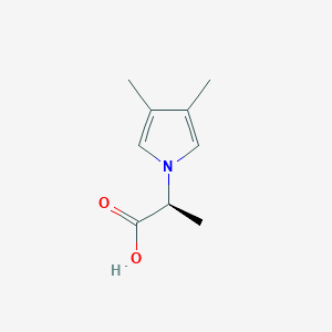 (2S)-2-(3,4-dimethylpyrrol-1-yl)propanoic acid