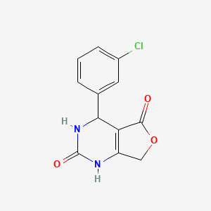 4-(3-Chlorophenyl)-3,4-dihydrofuro[3,4-d]pyrimidine-2,5(1H,7H)-dione